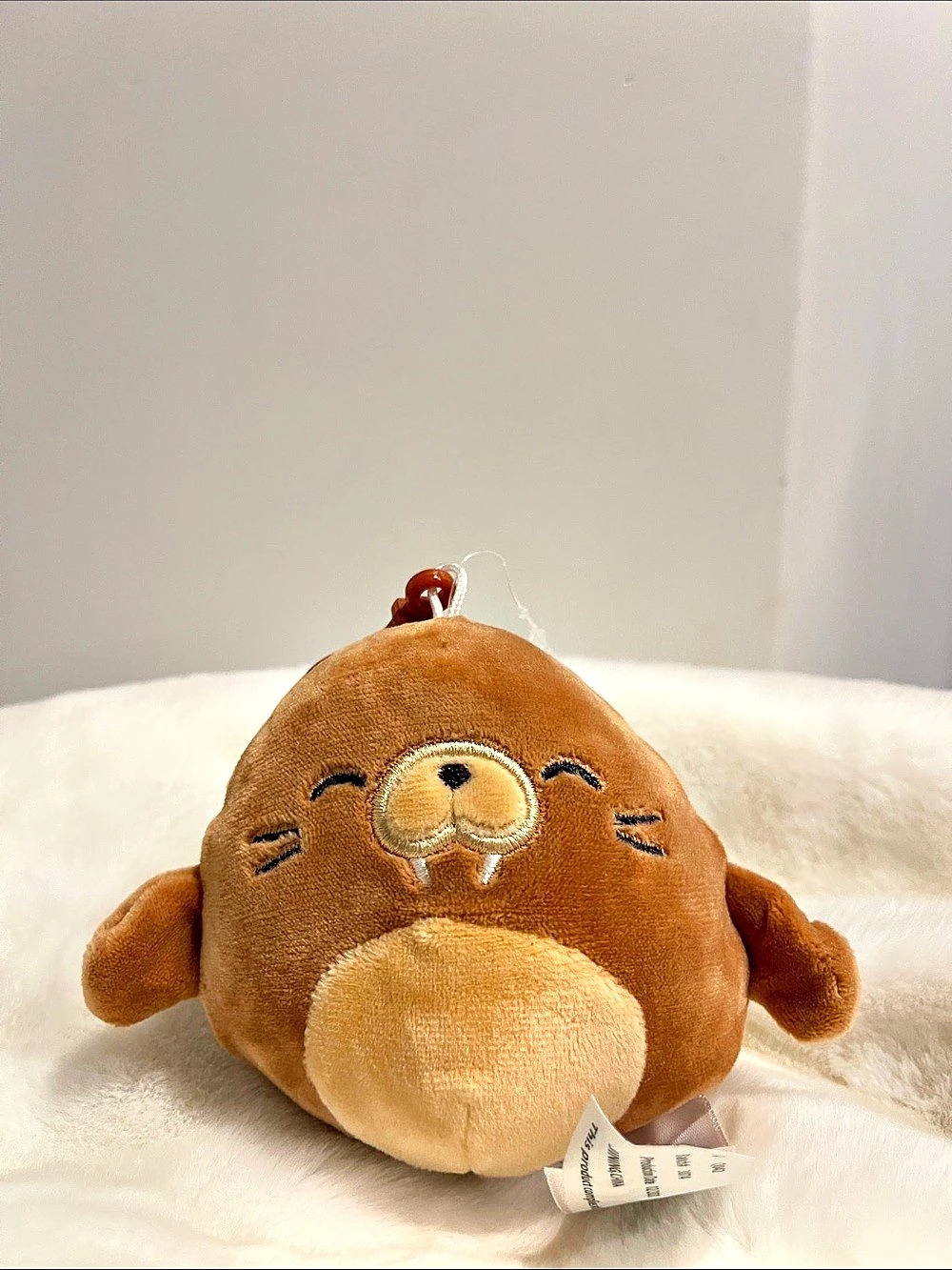 Squishmallows Bruce the Walrus 3.5” Clip